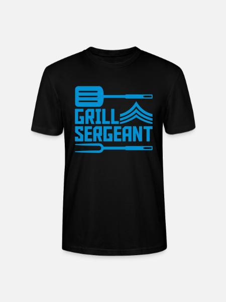 Grill Sergeant Pfannenwender Grillgabel - Stanley/Stella Unisex Bio-T-Shirt CRAFTER - Schwarz