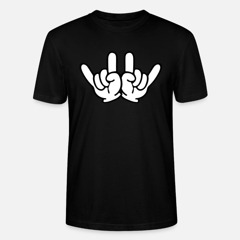 Mains de roche - T-shirt bio CRAFTER Stanley Stella Unisexe - noir