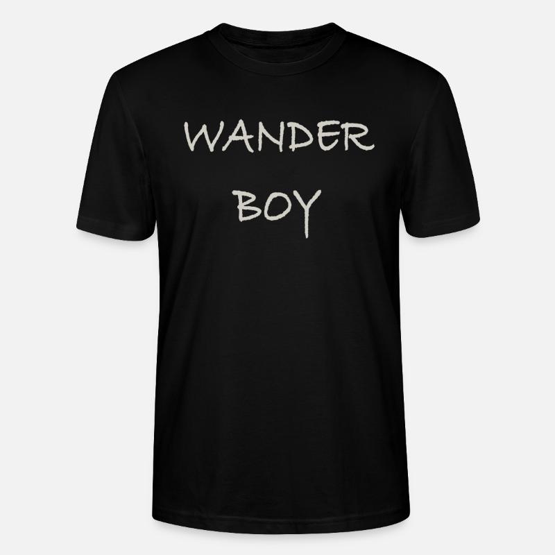 Wander Boy - Stanley/Stella Unisex Bio-T-Shirt CRAFTER - Schwarz