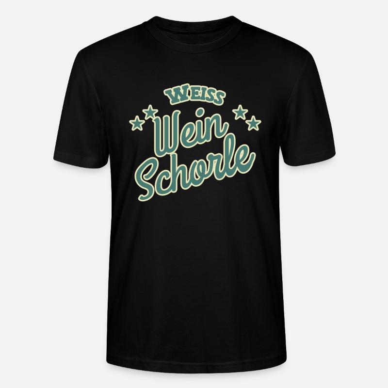 Spritzer au vin blanc - T-shirt bio CRAFTER Stanley Stella Unisexe - noir