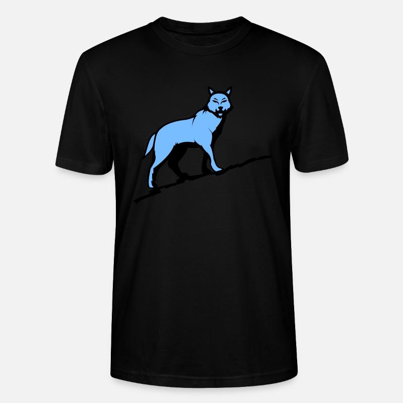 wolf wolf - Stanley/Stella Unisex Bio-T-Shirt CRAFTER - Schwarz