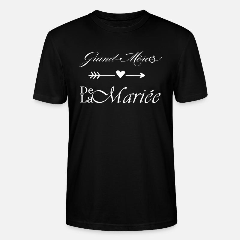 Großmutter der Braut - Stanley/Stella Unisex Bio-T-Shirt CRAFTER - Schwarz
