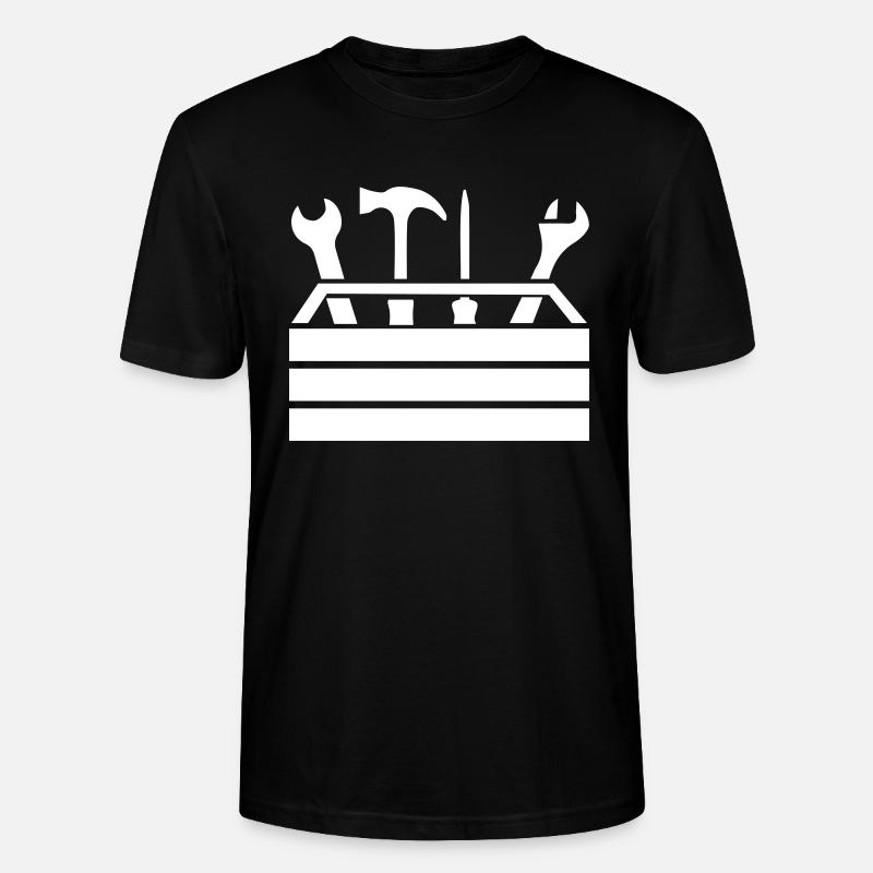 Tools Workshop Toolbox 1 - Stanley/Stella CRAFTER Unisex Organic T-Shirt - black