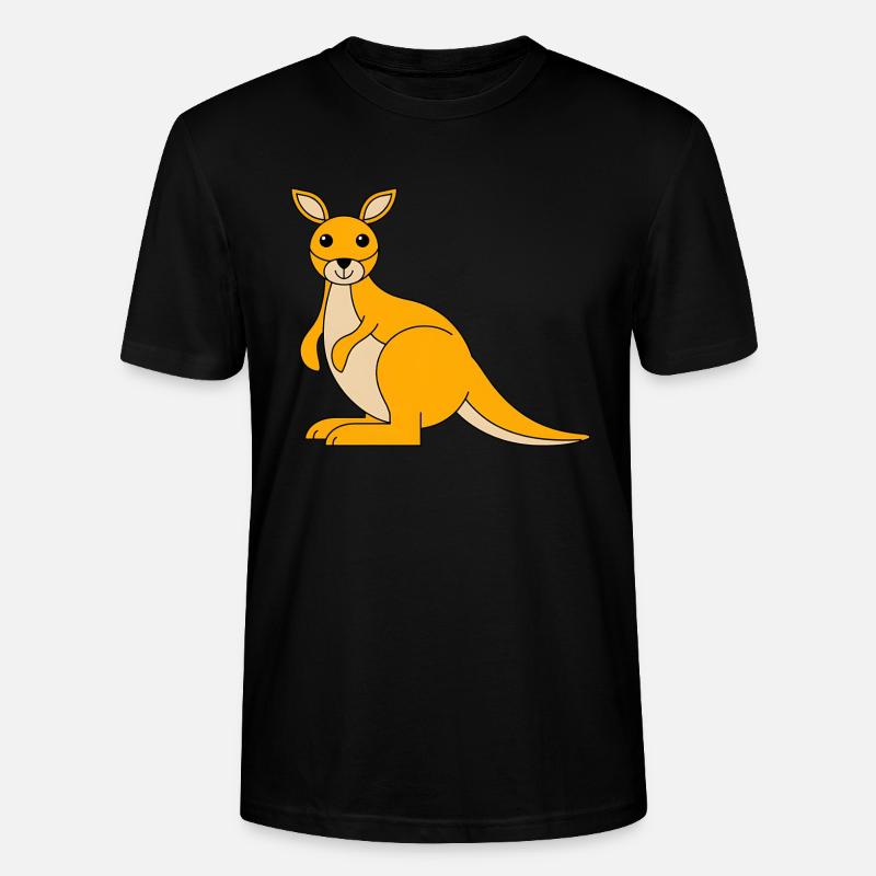 Wallaby - Stanley/Stella Unisex Bio-T-Shirt CRAFTER - Schwarz
