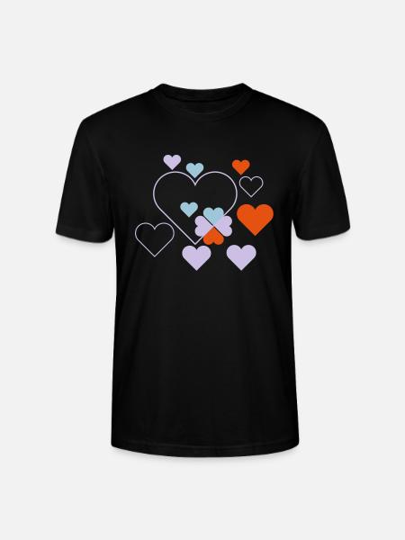 herzen - Stanley/Stella CRAFTER Unisex Organic T-Shirt - black