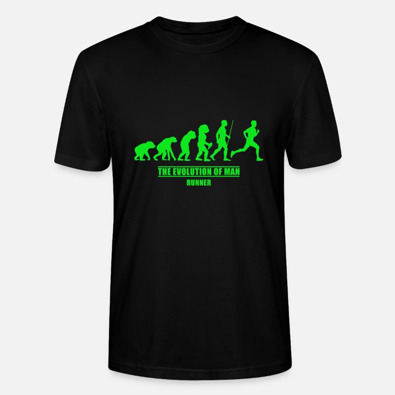 Runner Evolution Runner - T-shirt bio CRAFTER Stanley Stella Unisexe - noir