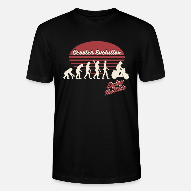 Roller Evolution - Stanley/Stella Unisex Bio-T-Shirt CRAFTER - Schwarz