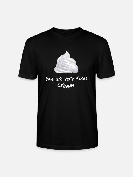 You are very first Cream - Stanley/Stella CRAFTER Unisex Organic T-Shirt - black
