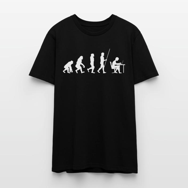 Computer Geek Development Evolution Stanley/Stella CRAFTER Unisex Organic T-Shirt