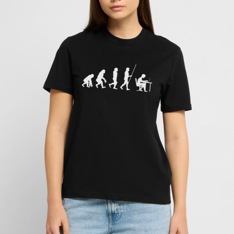Computer Geek Development Evolution Stanley/Stella CRAFTER Unisex Organic T-Shirt