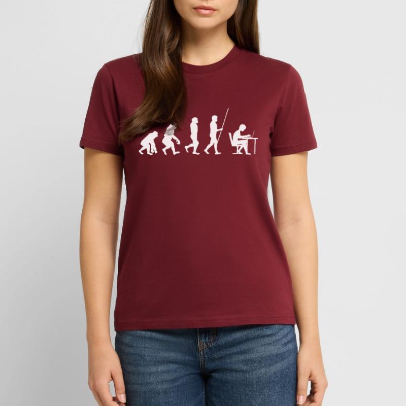 Computer Geek Development Evolution Stanley/Stella CRAFTER Unisex Organic T-Shirt