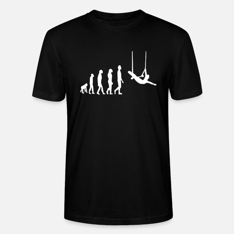 Trapez Evolution Luftakrobatik Zirkus Varieté - Stanley/Stella Unisex Bio-T-Shirt CRAFTER - Schwarz