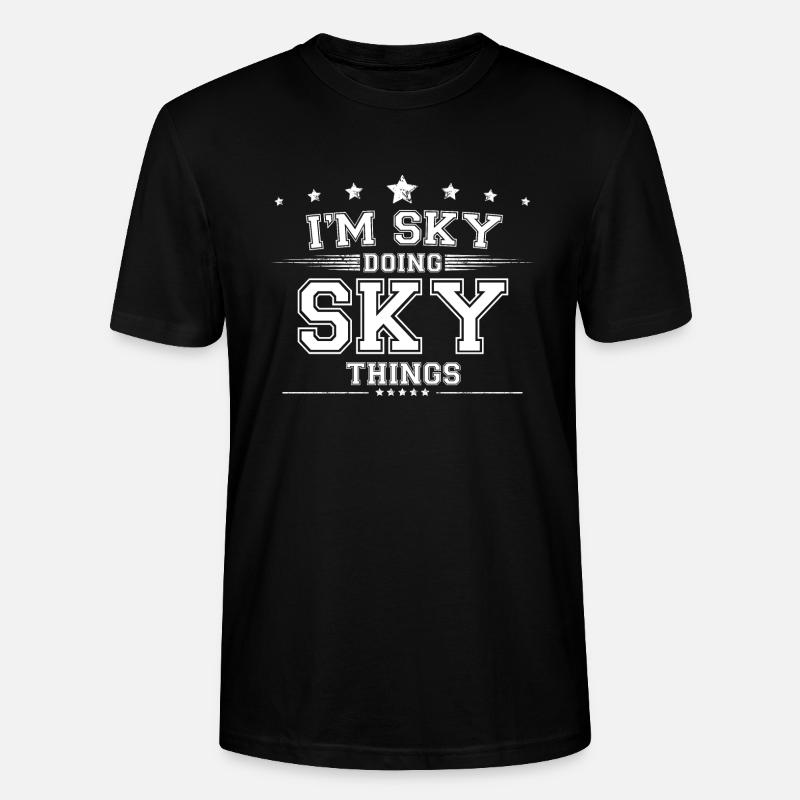 Himmel - Stanley/Stella Unisex Bio-T-Shirt CRAFTER - Schwarz