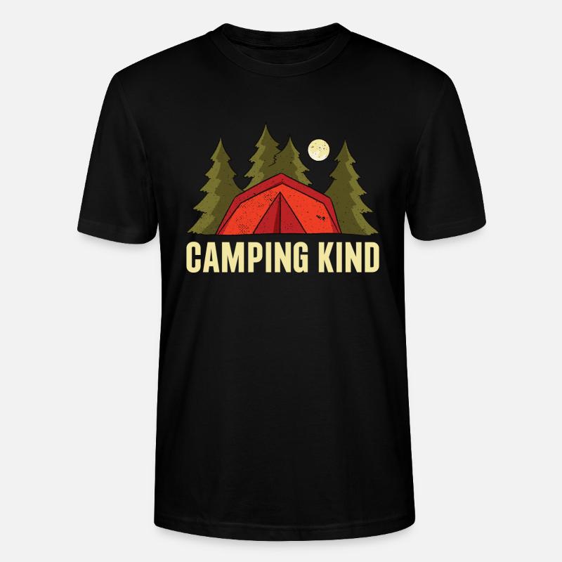 Camping Kind - Stanley/Stella Unisex Bio-T-Shirt CRAFTER - Schwarz
