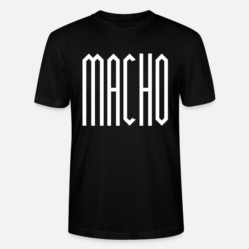 MACHO - Stanley/Stella Unisex Bio-T-Shirt CRAFTER - Schwarz