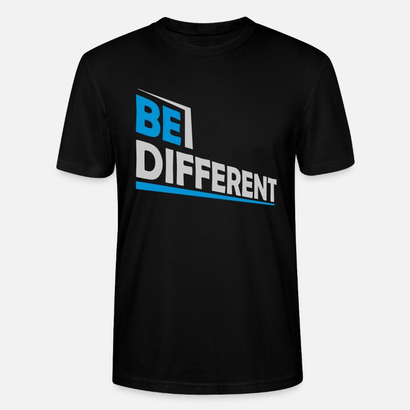 Be different Logo Design - Stanley/Stella Unisex Bio-T-Shirt CRAFTER - Schwarz
