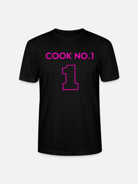 Chef number one - -starred chef - Stanley/Stella CRAFTER Unisex Organic T-Shirt - black