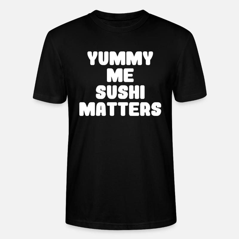 Sushi - Essen - Stanley/Stella Unisex Bio-T-Shirt CRAFTER - Schwarz