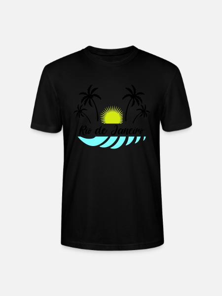 Rio de Janeiro - Stanley Stella CRAFTER unisex økologisk-T-shirt - sort