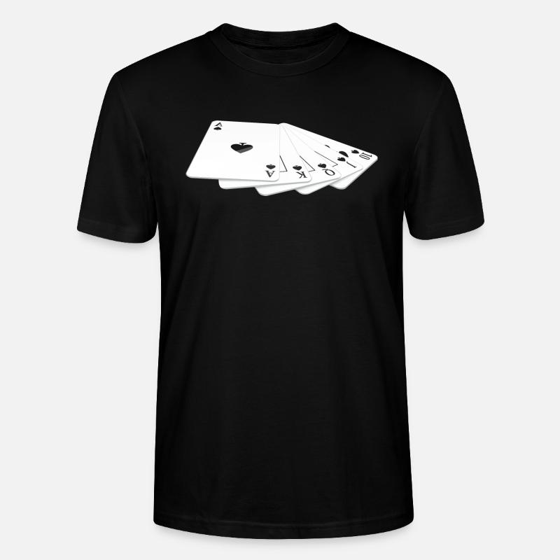 boardgame chess backgammon game night - Stanley/Stella Unisex Bio-T-Shirt CRAFTER - Schwarz