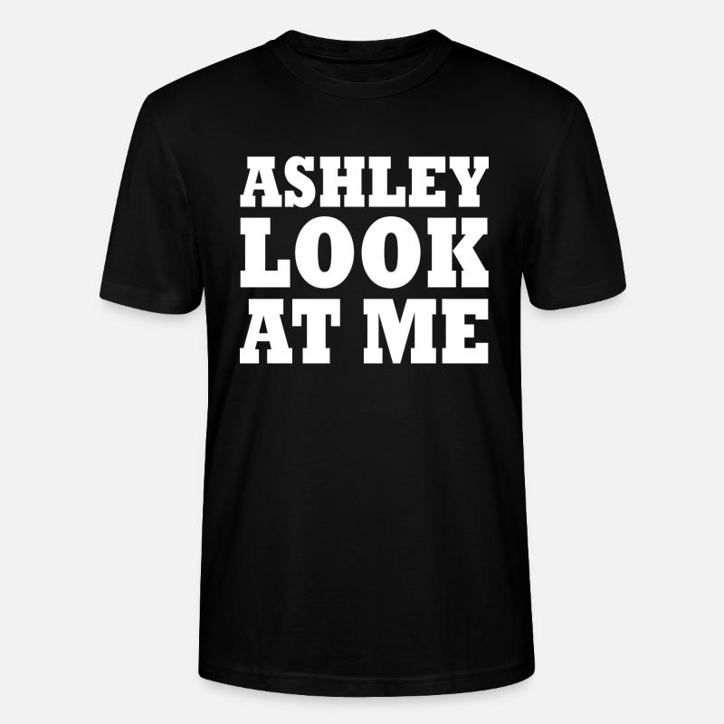 Ashley look at me - T-shirt bio CRAFTER Stanley Stella Unisexe - noir
