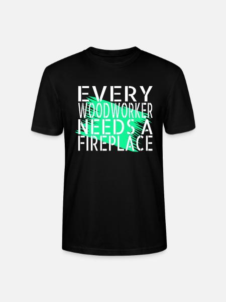 Carpenter Jokes Tshirts Present Idea - Stanley/Stella CRAFTER Unisex Organic T-Shirt - black