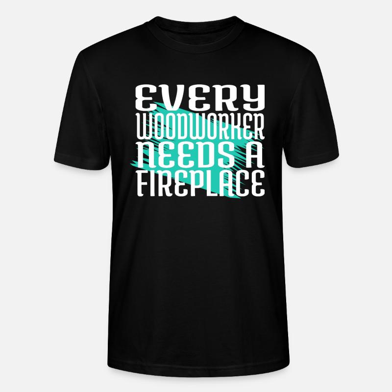 Ébéniste Bday Arboriculture - T-shirt bio CRAFTER Stanley Stella Unisexe - noir