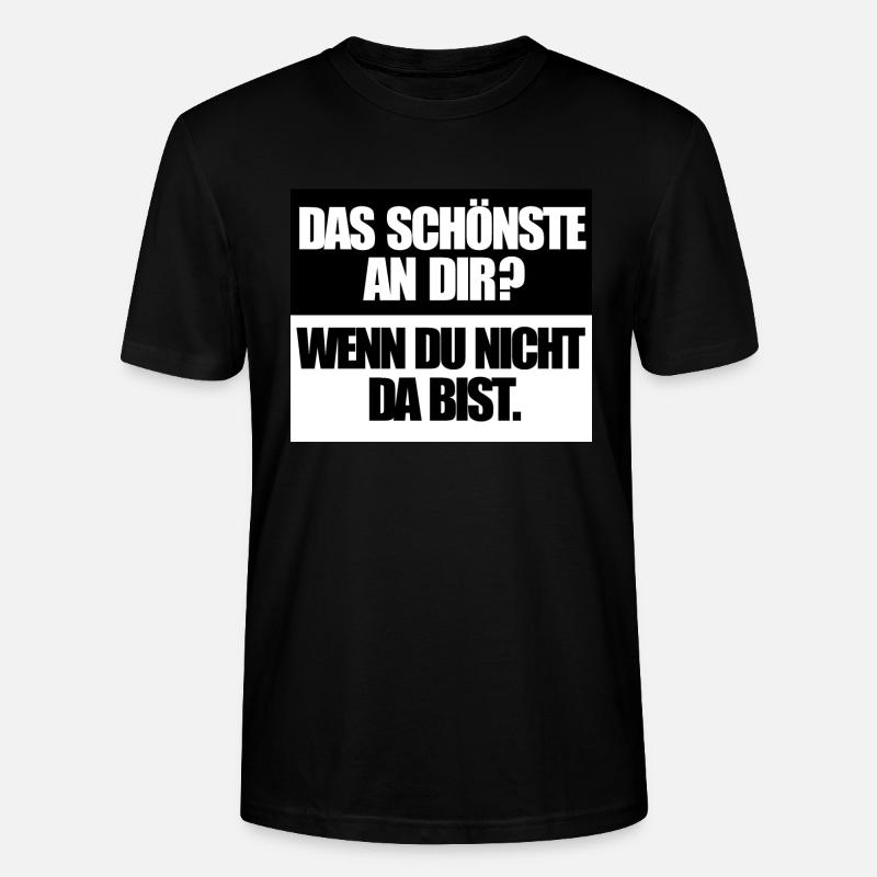 Das schönste an Dir - Stanley/Stella Unisex Bio-T-Shirt CRAFTER - Schwarz