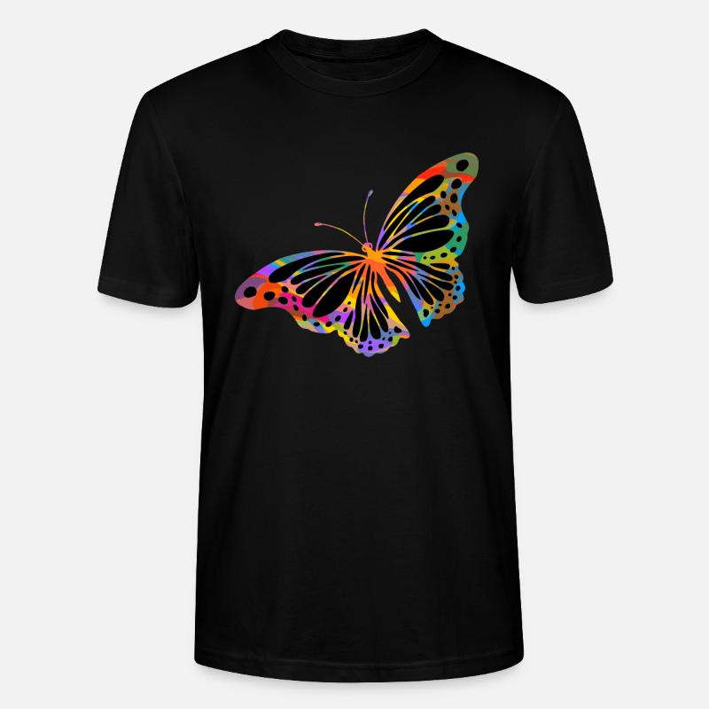 Papillon - T-shirt bio CRAFTER Stanley Stella Unisexe - noir