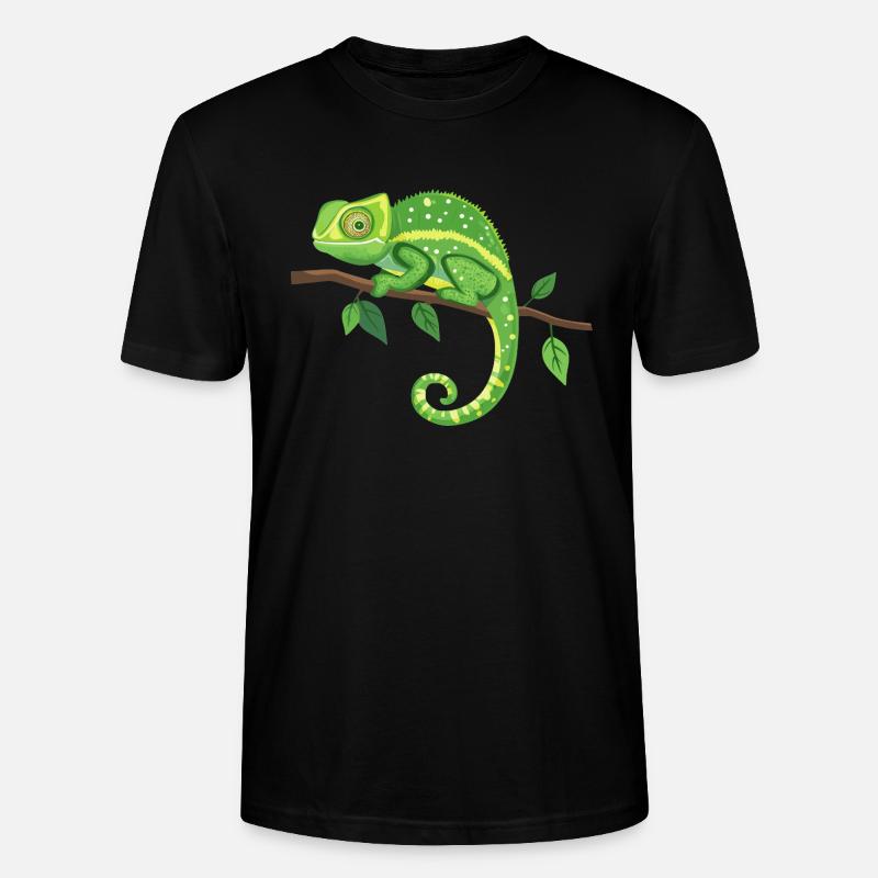Kaméléon - T-shirt bio CRAFTER Stanley Stella Unisexe - noir