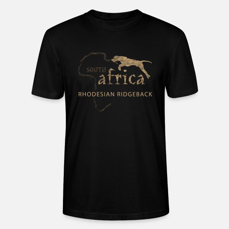 Rhodesian Ridgeback DD - Stanley/Stella Unisex Bio-T-Shirt CRAFTER - Schwarz