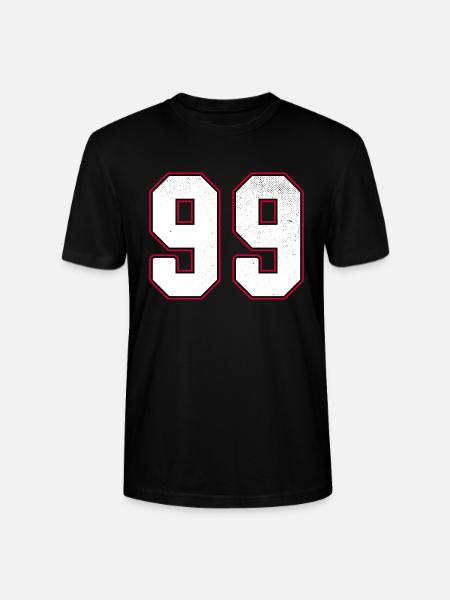 Number Ninety nine - 99 Classic Vintage Sport - Stanley/Stella CRAFTER Unisex Organic T-Shirt - black