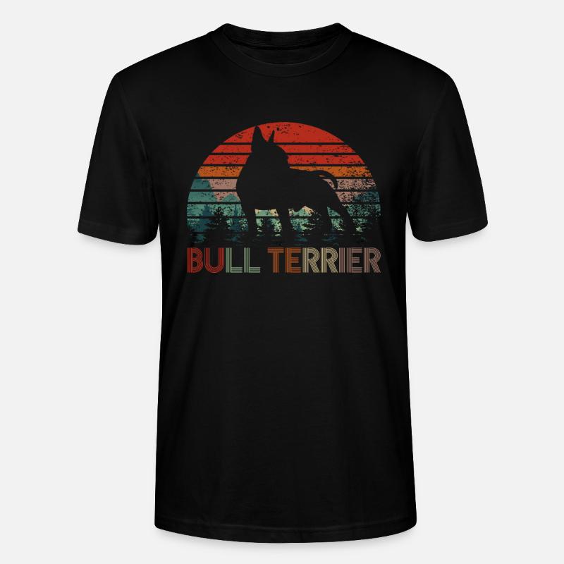 Bullterrier - Stanley/Stella Unisex Bio-T-Shirt CRAFTER - Schwarz