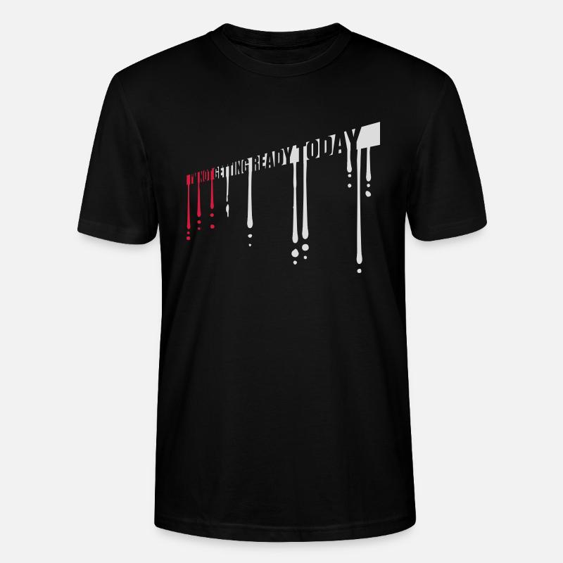 ne pas se préparer aujourd’hui - T-shirt bio CRAFTER Stanley Stella Unisexe - noir