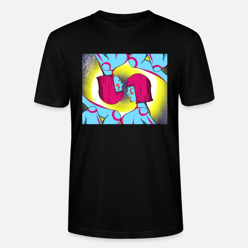 twinsouls - Stanley/Stella Unisex Bio-T-Shirt CRAFTER - Schwarz