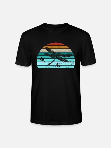 Libellenlibelle Libellen Entomologie - Stanley/Stella Unisex Bio-T-Shirt CRAFTER - Schwarz