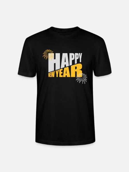 Citation Bonne année - T-shirt bio CRAFTER Stanley Stella Unisexe - noir