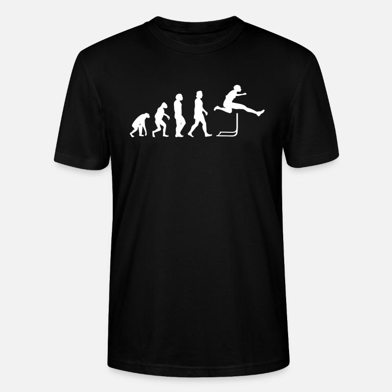 Hurdling Athlétisme Gift Hurdler - T-shirt bio CRAFTER Stanley Stella Unisexe - noir