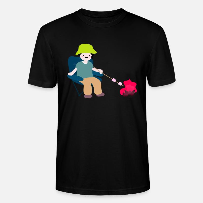 Camping5 - T-shirt bio CRAFTER Stanley Stella Unisexe - noir