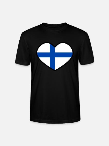 Finland - Stanley/Stella CRAFTER Unisex Organic T-Shirt - black