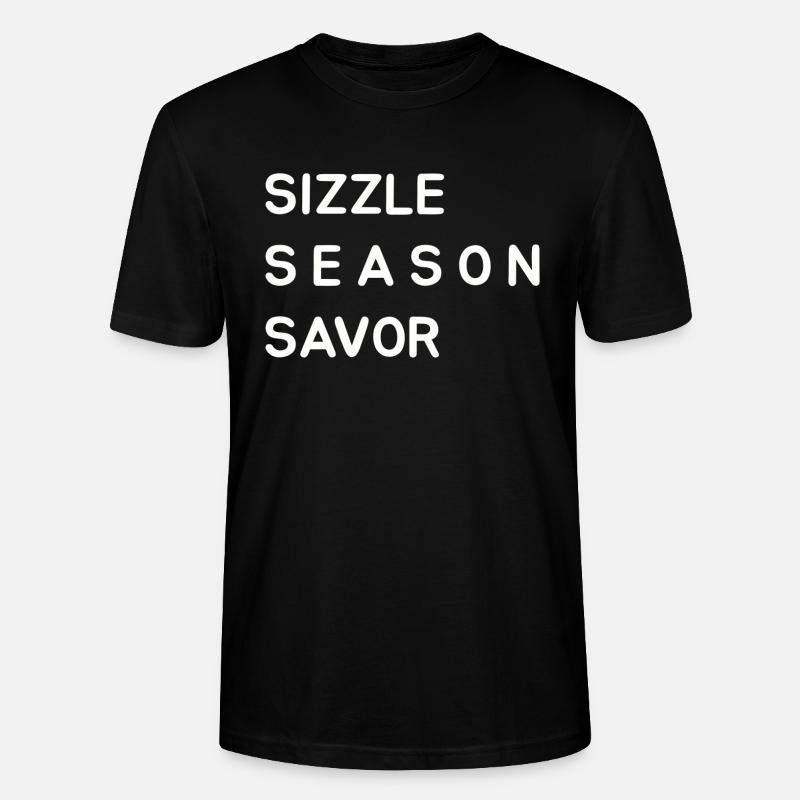 Saveur de saison grésillante - T-shirt bio CRAFTER Stanley Stella Unisexe - noir
