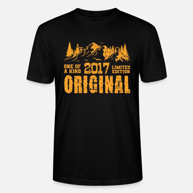 Cadeau d’anniversaire 2017 - 2017 - T-shirt bio CRAFTER Stanley Stella Unisexe - noir