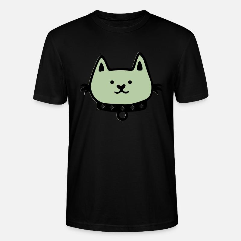 cat comic - Stanley/Stella Unisex Bio-T-Shirt CRAFTER - Schwarz