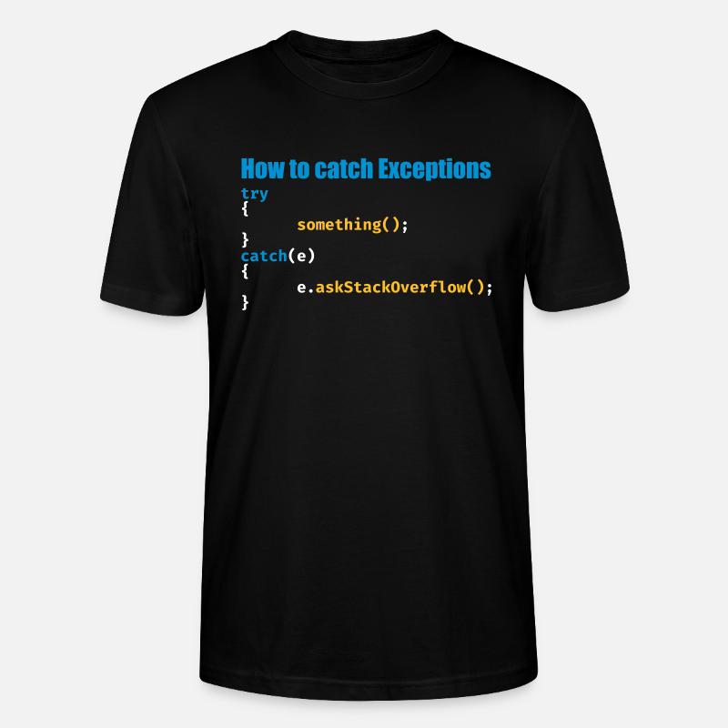 Programmierer, Software, Informatik, Developer - Stanley/Stella Unisex Bio-T-Shirt CRAFTER - Schwarz