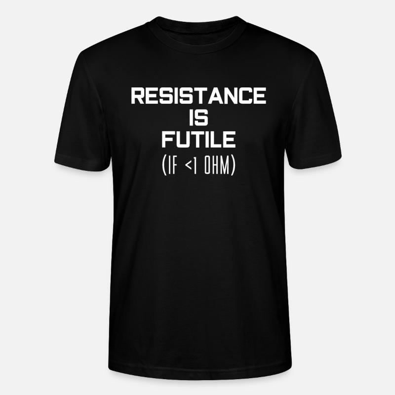 Elektronik Widerstand Elektroniker - Stanley/Stella Unisex Bio-T-Shirt CRAFTER - Schwarz