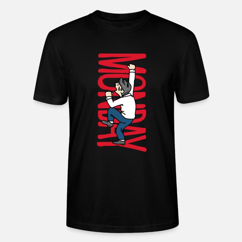 Assemblée Lundi Début des travaux - T-shirt bio CRAFTER Stanley Stella Unisexe - noir