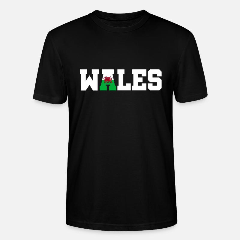 Wales Wales Wales - Stanley/Stella Unisex Bio-T-Shirt CRAFTER - Schwarz
