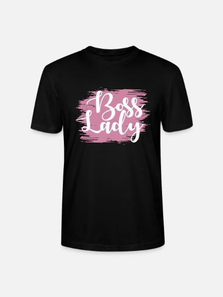 Boss lady - Stanley/Stella CRAFTER Unisex Organic T-Shirt - black