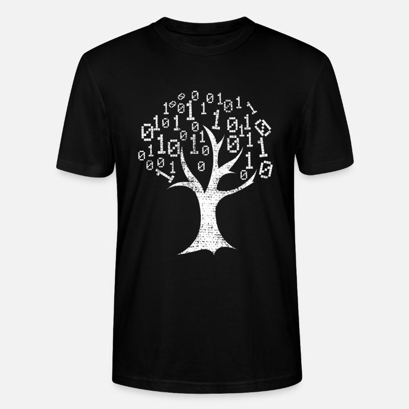 Code Schreiben Baum - Stanley/Stella Unisex Bio-T-Shirt CRAFTER - Schwarz