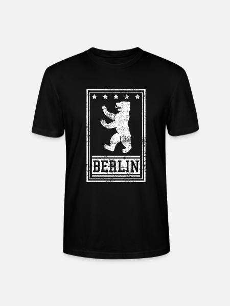 Berlin Baer - T-shirt bio CRAFTER Stanley Stella Unisexe - noir